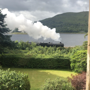 Jacobite Steam Train from our window